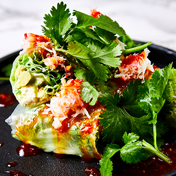 海老とアボカドの生春巻き