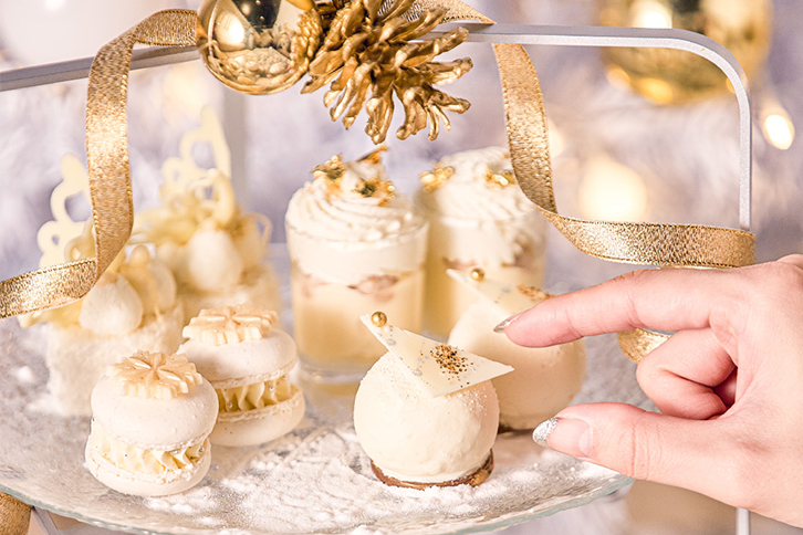 ホワイトクリスマスショコラブランアフタヌーンティー